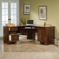 Bureaux d'ordinateur en bois marron avec tiroir multifonction
