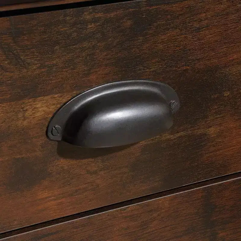 Bureaux d'ordinateur en bois marron avec tiroir multifonction