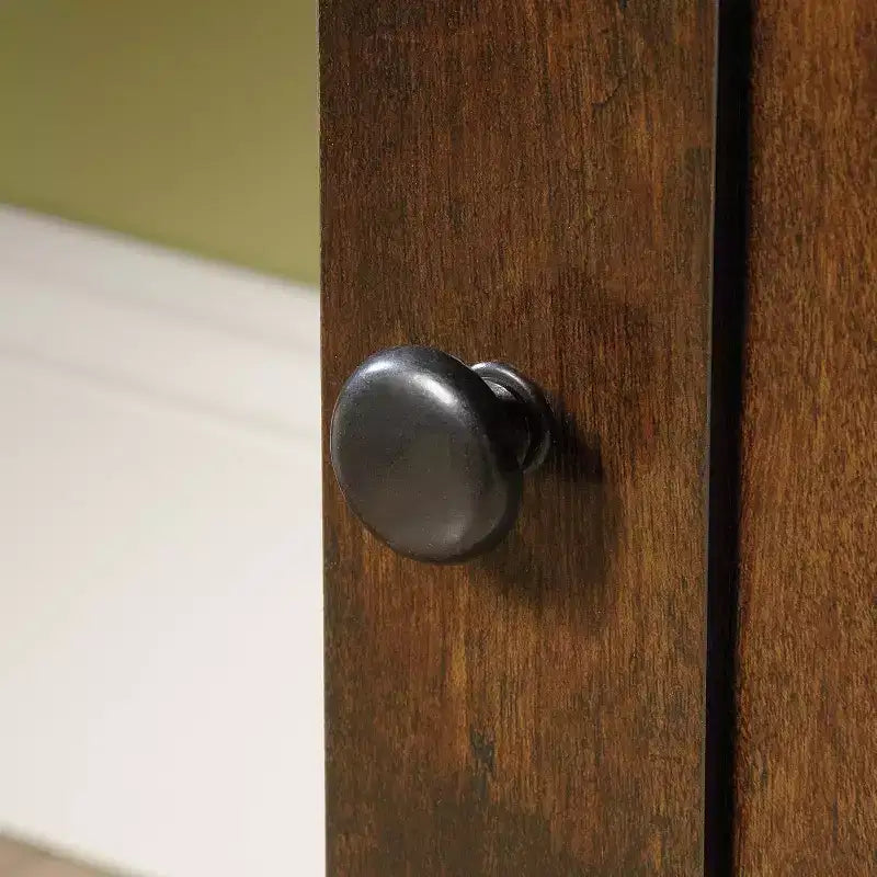 Bureaux d'ordinateur en bois marron avec tiroir multifonction
