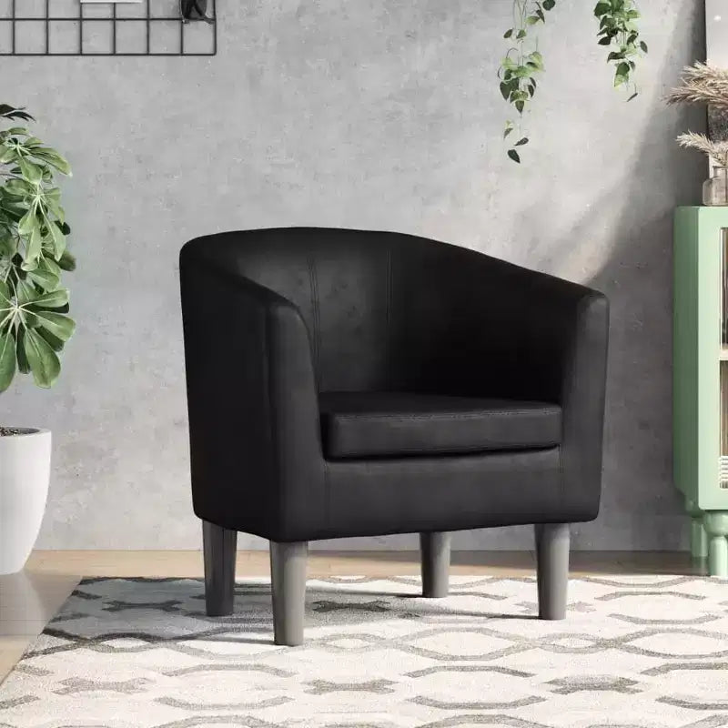 Fauteuil club moderne - Siège de salon élégant en similicuir