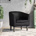 Fauteuil club moderne - Siège de salon élégant en similicuir