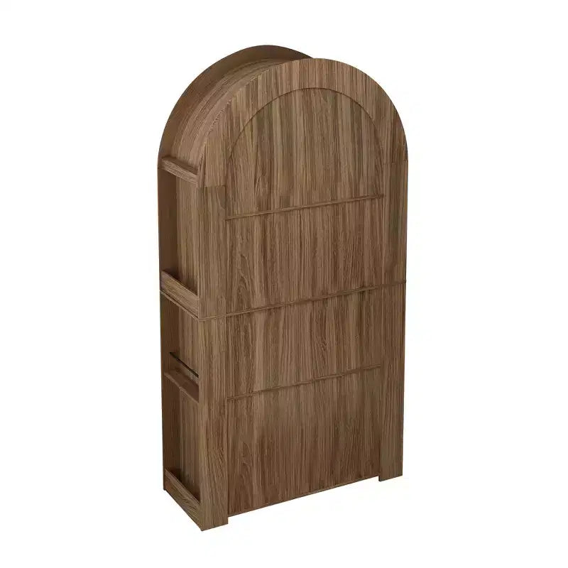Étagère de présentation arquée à 4 niveaux style Mid-Century Modern
