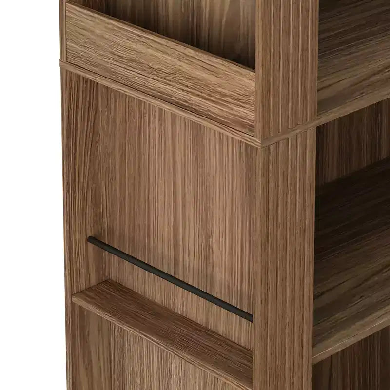 Étagère de présentation arquée à 4 niveaux style Mid-Century Modern