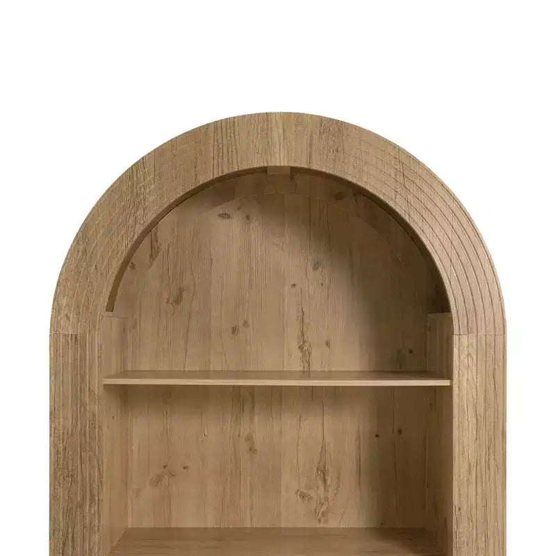 Étagère de présentation arquée à 4 niveaux style Mid-Century Modern