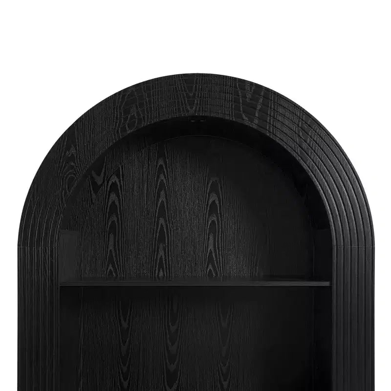 Étagère de présentation arquée à 4 niveaux style Mid-Century Modern