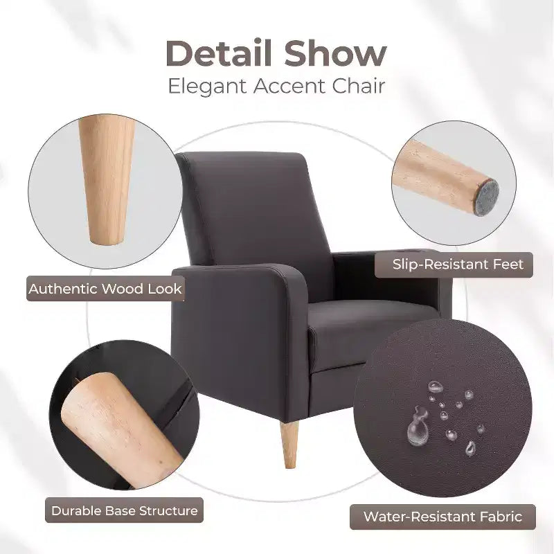 Fauteuil d'appoint en imitation peau de mouton avec oreiller, fauteuil confortable moderne