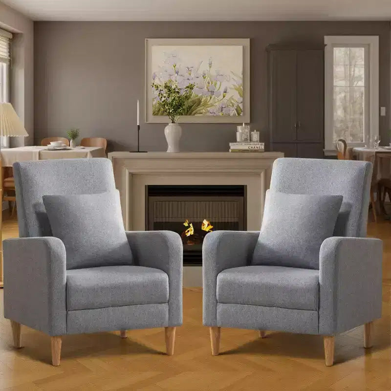 Fauteuil d'appoint en imitation peau de mouton avec oreiller, fauteuil confortable moderne