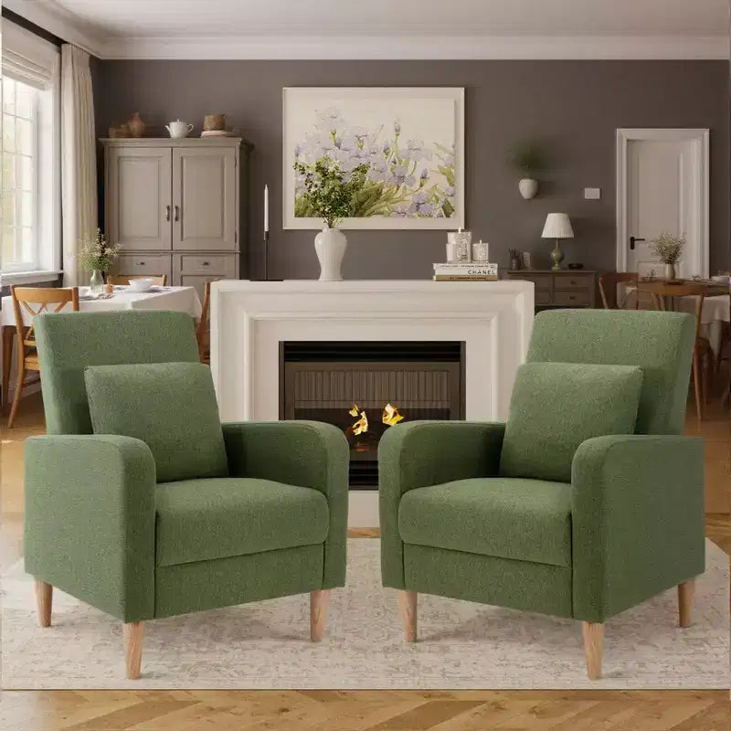 Fauteuil d'appoint en imitation peau de mouton avec oreiller, fauteuil confortable moderne