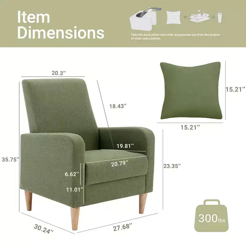 Fauteuil d'appoint en imitation peau de mouton avec oreiller, fauteuil confortable moderne