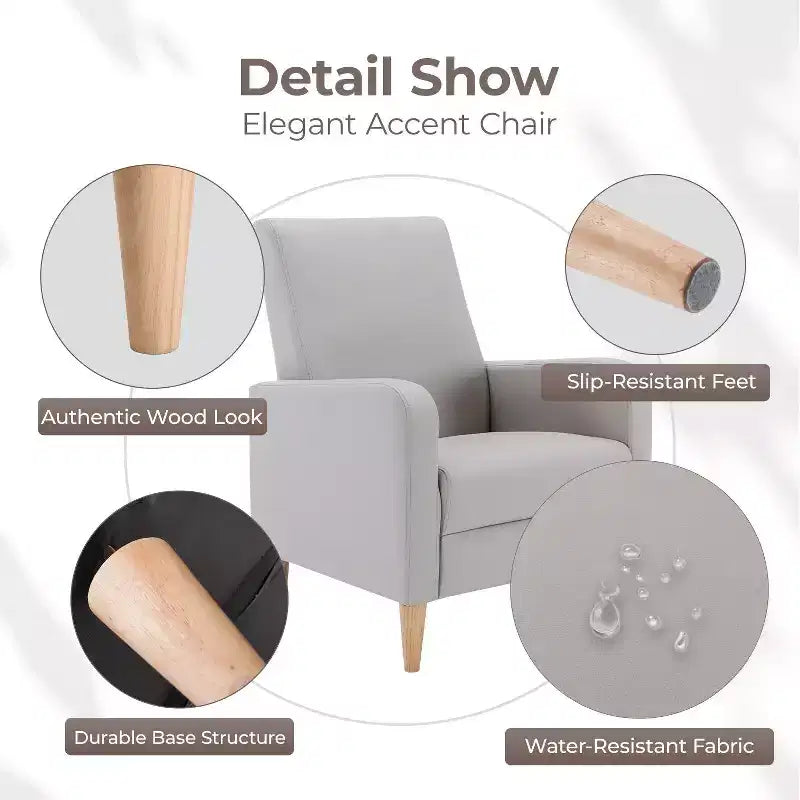 Fauteuil d'appoint en imitation peau de mouton avec oreiller, fauteuil confortable moderne