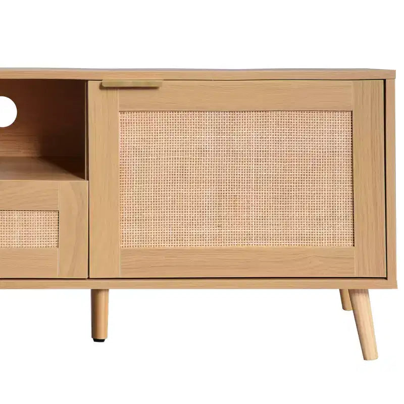 Meuble TV en rotin Meuble TV console de ferme Meuble TV centre de divertissement