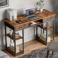 Bureau d'ordinateur avec rangement, petite table d'étude PC pour bureau à domicile
