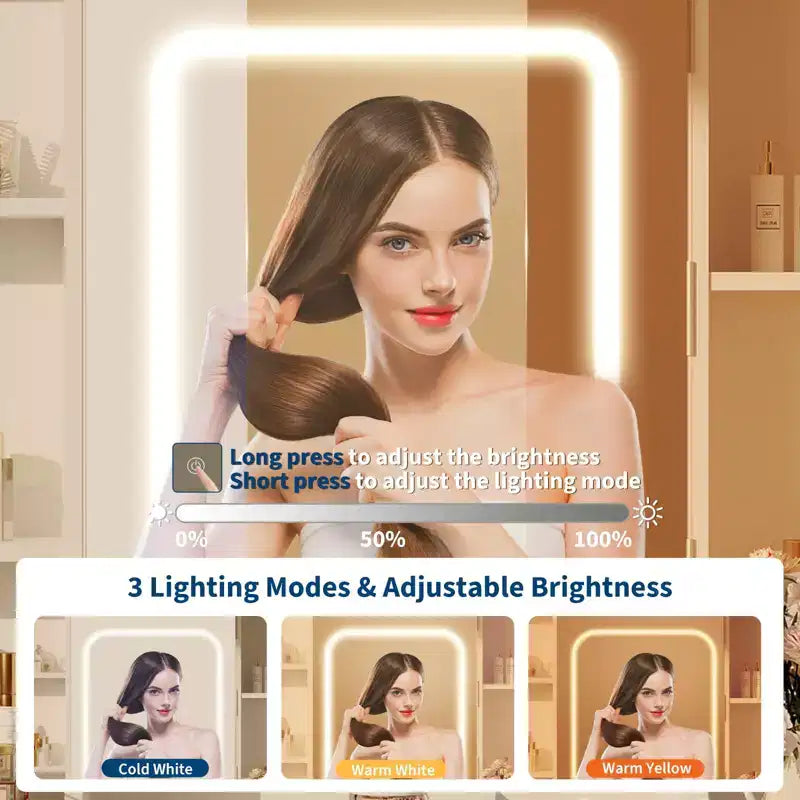 Coiffeuse avec miroir, coiffeuse avec tabouret rembourré, table de maquillage
