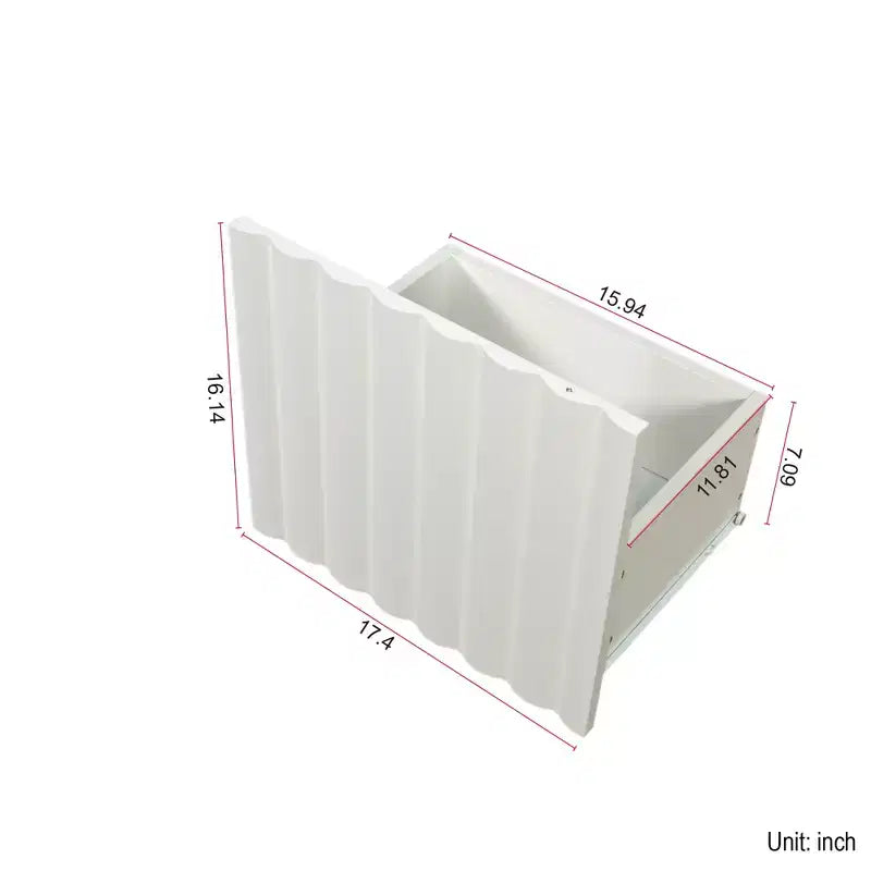 Meuble TV moderne avec 2 rangements et 2 tiroirs