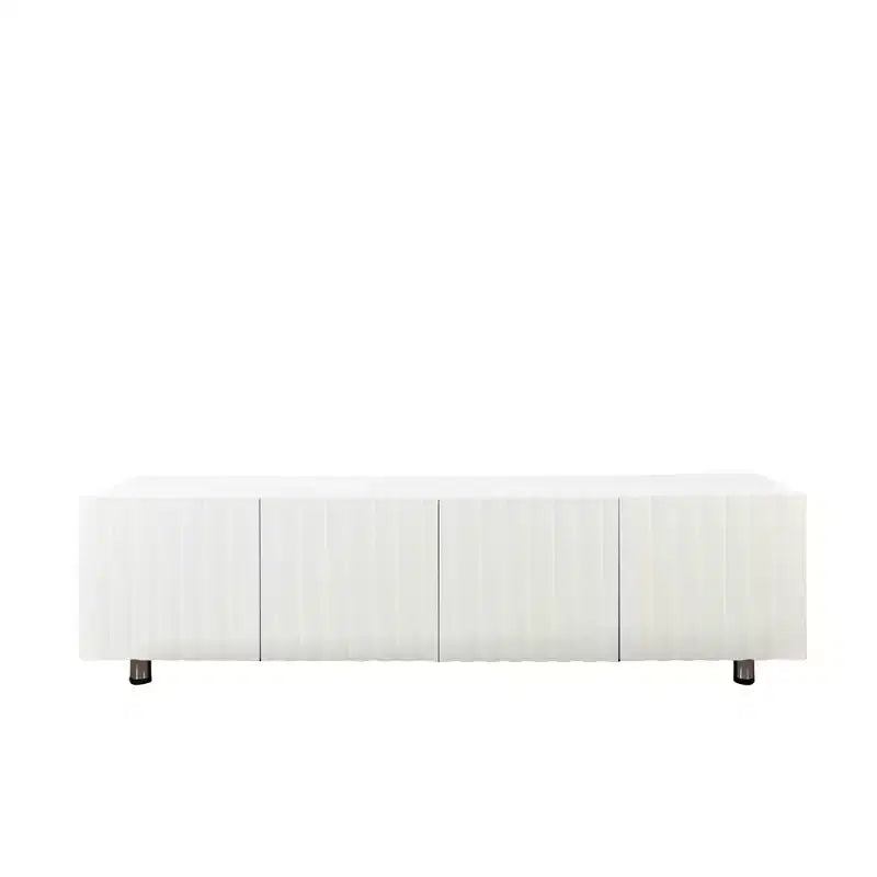 Meuble TV moderne avec 2 rangements et 2 tiroirs