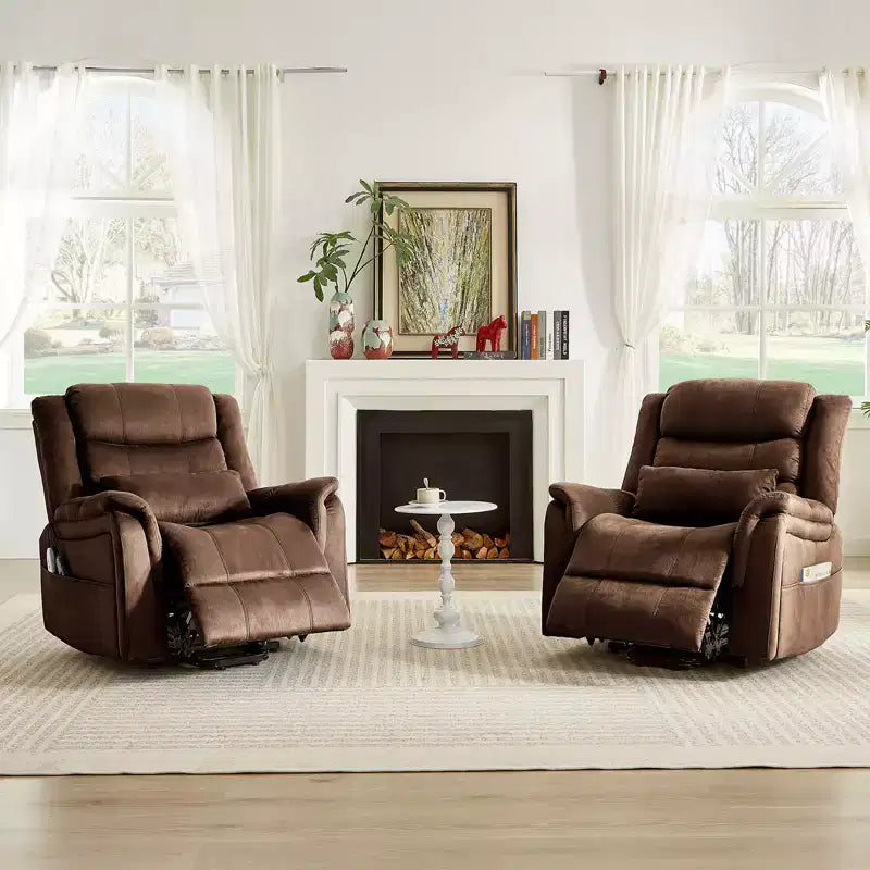 Fauteuil inclinable Power Lift avec massage et chauffage Fauteuil inclinable électrique simple