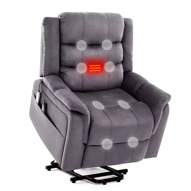 Fauteuil inclinable Power Lift avec massage et chauffage Fauteuil inclinable électrique simple