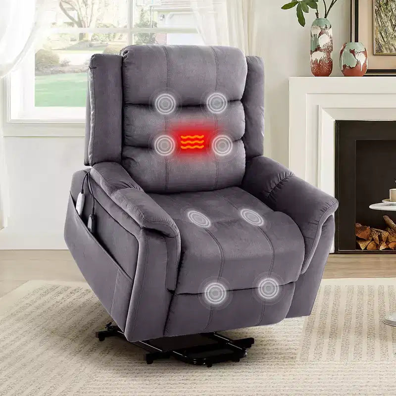 Fauteuil inclinable Power Lift avec massage et chauffage Fauteuil inclinable électrique simple
