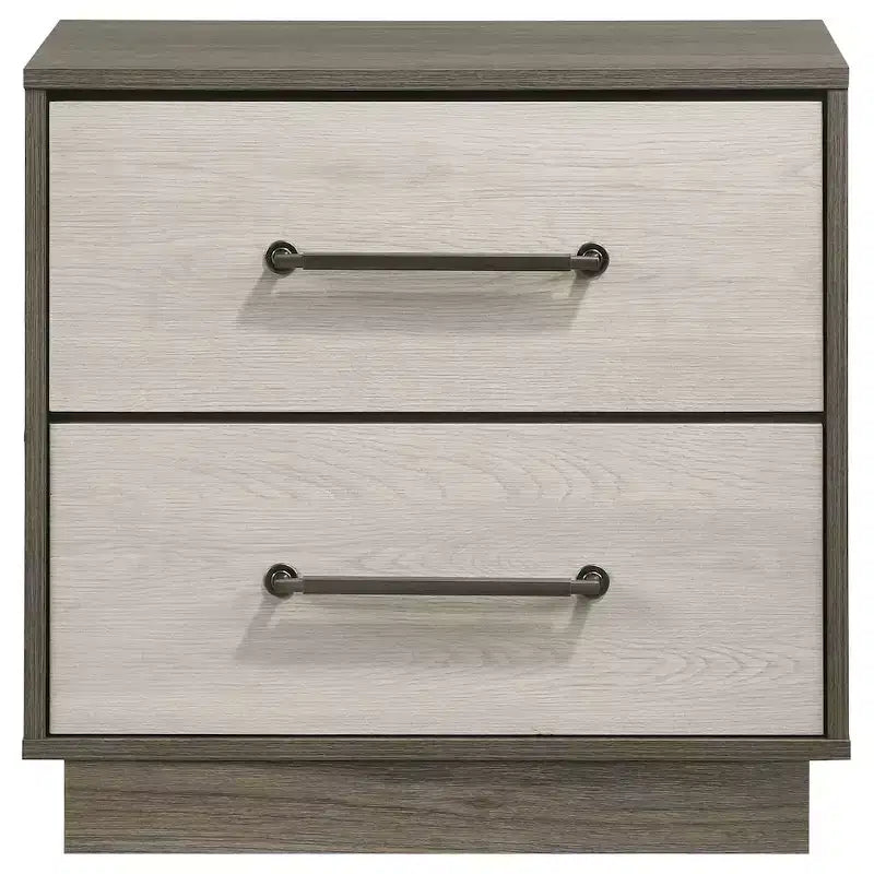 Table de chevet avec 2 tiroirs