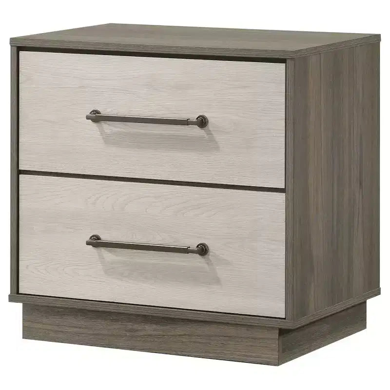 Table de chevet avec 2 tiroirs