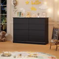 COZONY 51 Wide 8-Drawer Double Dresser Large Horizontal Chest with Deep Drawers & Wide Top for Bedroom, Closet, Living Room & Hallway