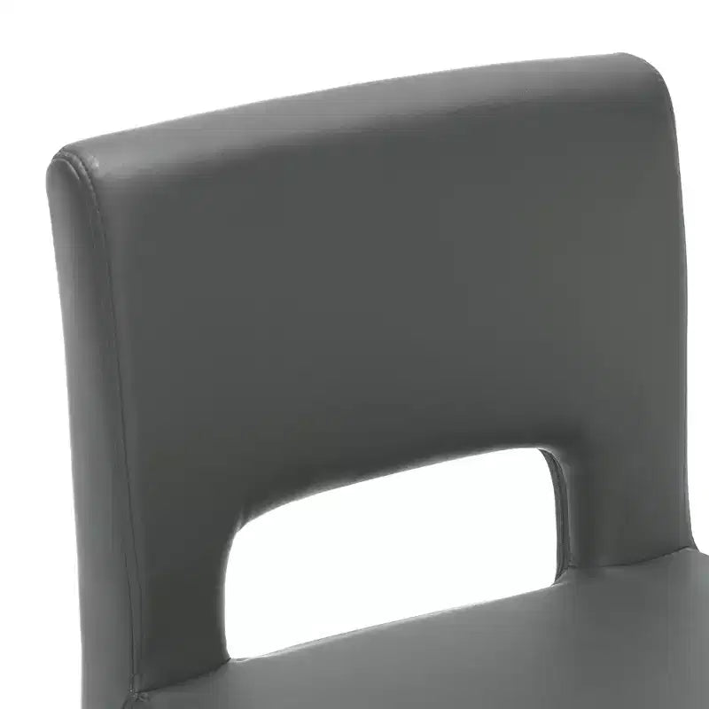 Tabourets de bar modernes en cuir PU sans accoudoirs Chaises de cuisine rembourrées