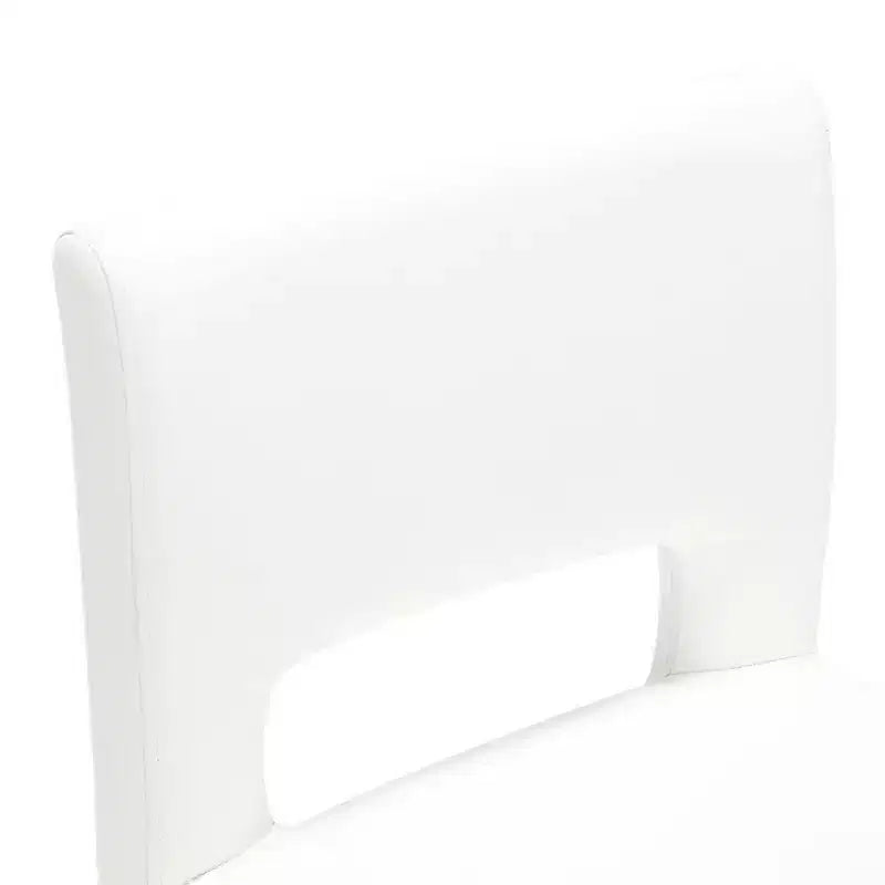 Tabourets de bar modernes en cuir PU sans accoudoirs Chaises de cuisine rembourrées