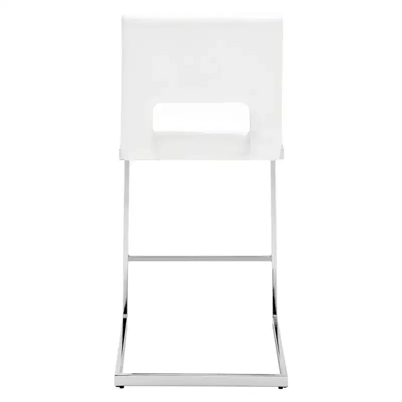 Tabourets de bar modernes en cuir PU sans accoudoirs Chaises de cuisine rembourrées