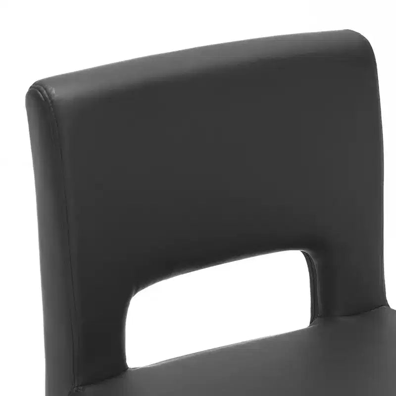 Tabourets de bar modernes en cuir PU sans accoudoirs Chaises de cuisine rembourrées