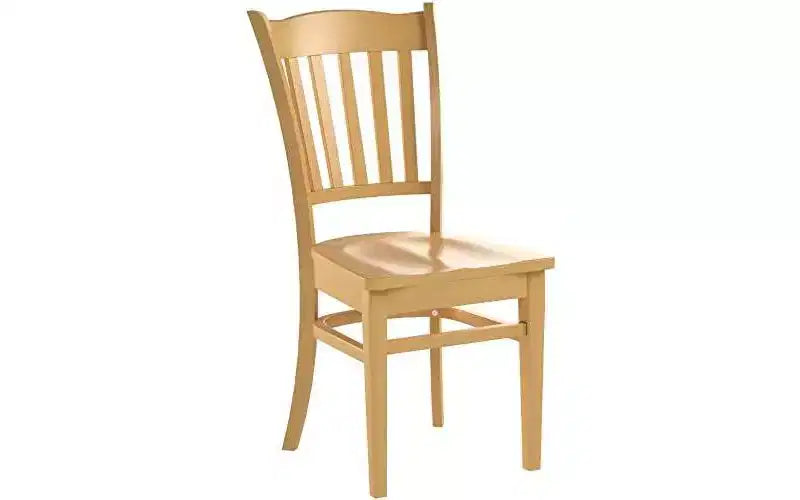 Chaise de salle à manger « Sophistication » de banlieue avec siège en bois, lot de 2