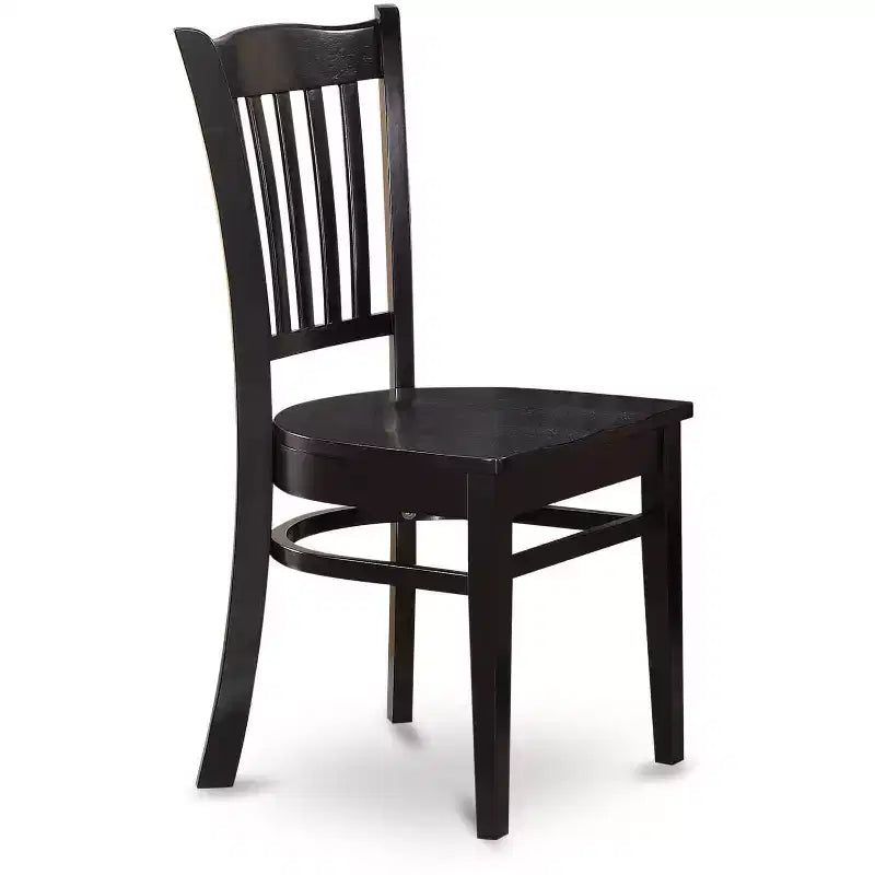 Chaise de salle à manger « Sophistication » de banlieue avec siège en bois, lot de 2