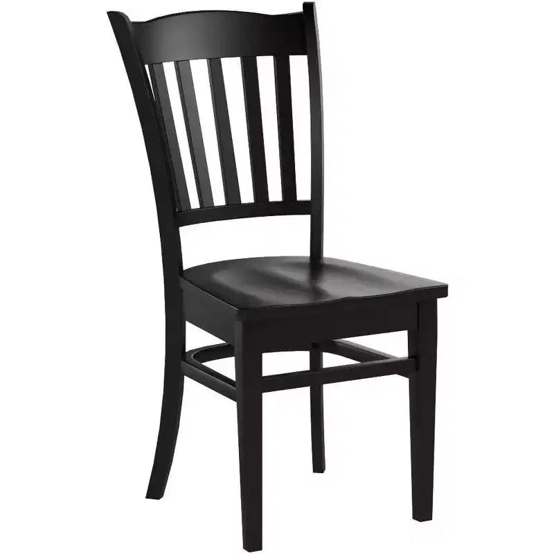 Chaise de salle à manger « Sophistication » de banlieue avec siège en bois, lot de 2