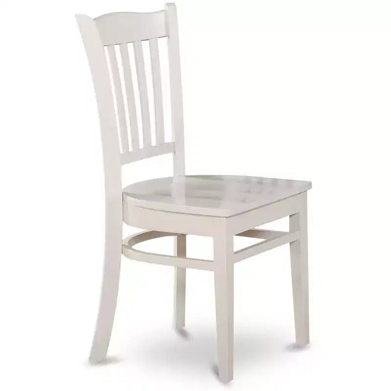 Chaise de salle à manger « Sophistication » de banlieue avec siège en bois, lot de 2