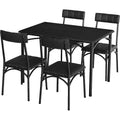 Kitchen Table and Chairs, Kitchen Table Sets with 4 Chairs, Dining Table Set Set for Apartments, Sturdy & Space-Saving