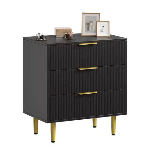 6/5/3 Drawer Dresser for Bedroom, Wood Chest of Drawers, Fluted Dresser