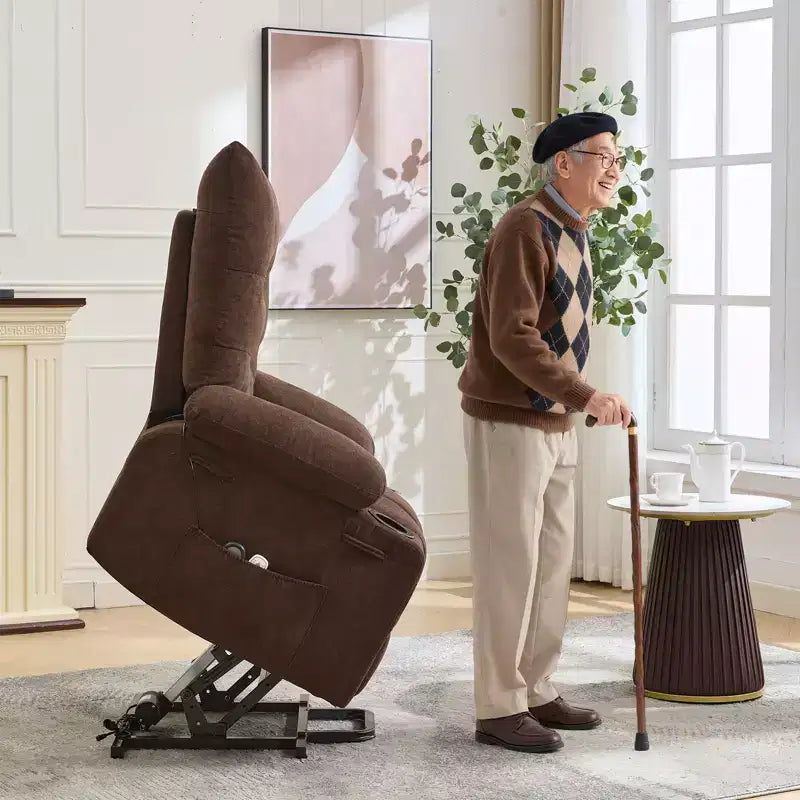 Fauteuil inclinable releveur surdimensionné, Rembourrage doux et confortable