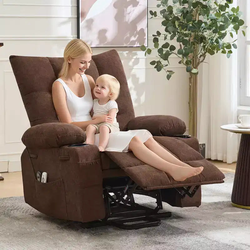 Fauteuil inclinable releveur surdimensionné, Rembourrage doux et confortable