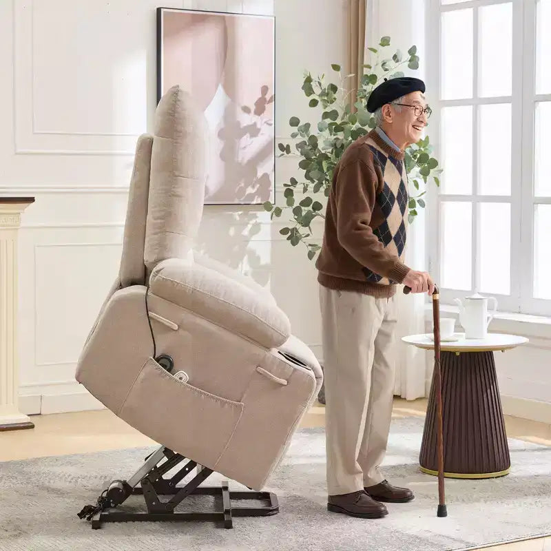 Fauteuil inclinable releveur surdimensionné, Rembourrage doux et confortable
