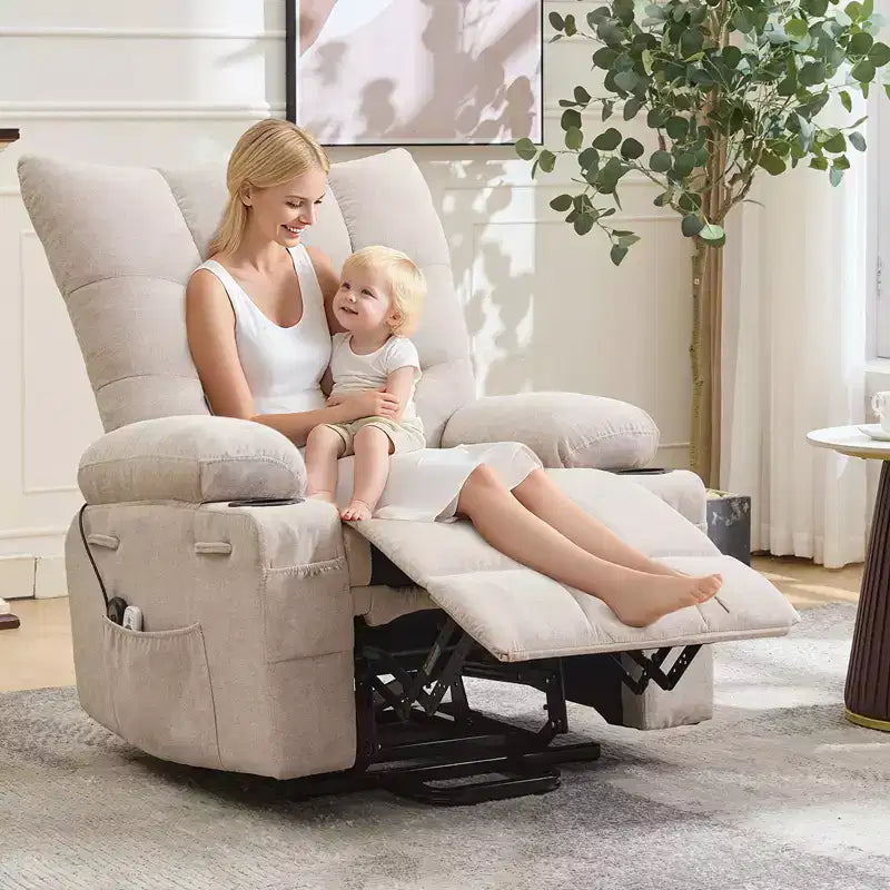 Fauteuil inclinable releveur surdimensionné, Rembourrage doux et confortable