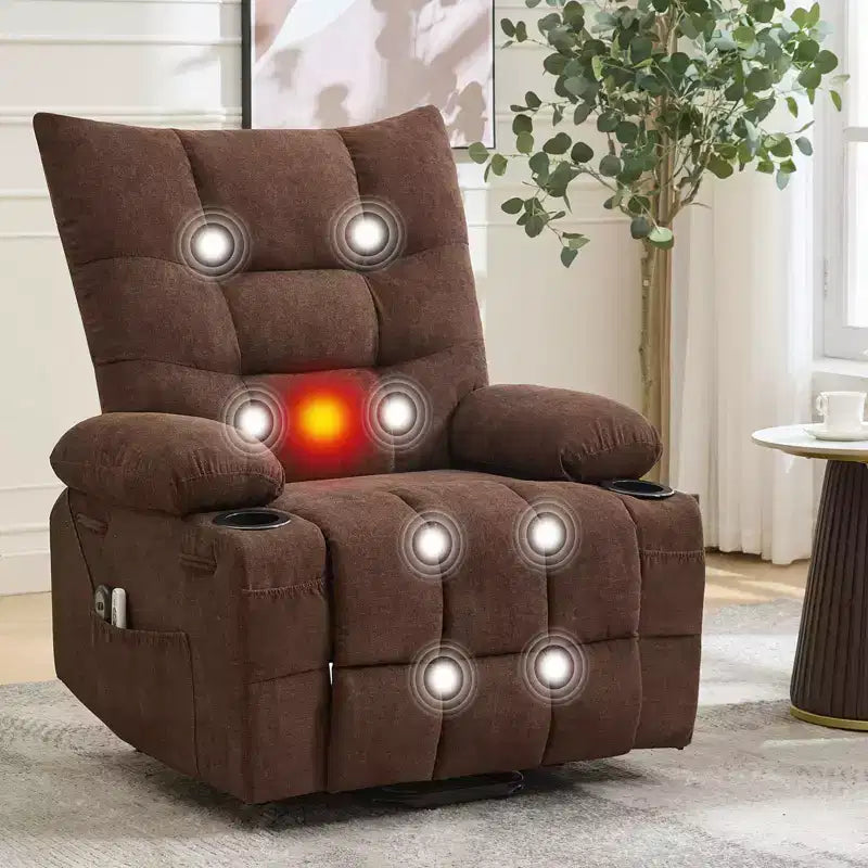 Fauteuil inclinable releveur surdimensionné, Rembourrage doux et confortable