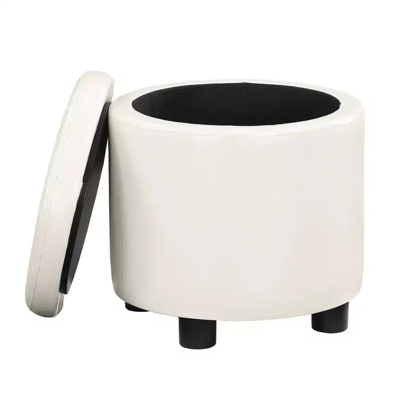 Repose-pieds de rangement rond Accent