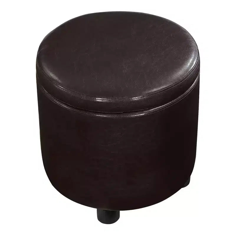 Repose-pieds de rangement rond Accent