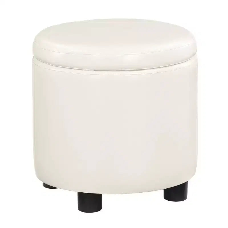 Repose-pieds de rangement rond Accent